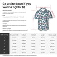 thumbnail image 6 of Lsque Cute Rabbit Easter pattern Hawaiian Shirt for Men, Unisex Summer Beach Casual Short Sleeve Button Down Shirts-Small, 6 of 9
