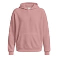 thumbnail image 2 of TBWNWG Boys Girls Casual Solid Knit Long Sleeve Hooded Sweatshirt with Pockets Textured Outdoor Jacket for Youth Pullover Warm Top, 2 of 4