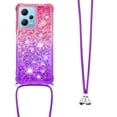 thumbnail image 3 of Funda para Xiaomi Redmi Note 12 4G Brillantina Líquida Divertida Reluciente y con Cristales en Movimiento Cuerpo Cruzado con Cordón Ajustable, 3 of 5