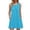 Sky Blue, variant on Wdgfv Women's Loose Fit Sleeveless Tank Dress for Summer Casual Wear with Side Pockets Beach Crew Neck Flowy Comfortable Dress Sky Blue M