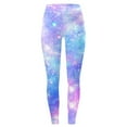 thumbnail image 4 of Stephy Galaxy Costume Women Colorful Leggings Fancy Costume Glitter 3D Printing Costume for Women, Blue, M, 4 of 4