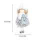 thumbnail image 5 of Bearachild Christmas Angel Doll Decoraciones Props Diseño de escena Colgante de árbol de Navidad Kits de decoración para fiestas Azul, 5 of 6