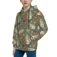 thumbnail image 2 of Kdxio Halloween Mummy Gnome Pattern Boys Athletic Unisex Boys Girls Hoodie with Pocket Sweatshirts-X-Large, 2 of 6