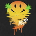 thumbnail image 2 of Men's NEFF Melting Smiley Face Sunset  Graphic Tee Black X Large, 2 of 5