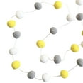 thumbnail image 6 of 2pcs Colorful Felt Ball String Ornament Girls Room Decor Hair Ball Hanging Pendant For Party Decor Garland Children DIY Supplies No.01, 6 of 7