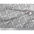 thumbnail image 3 of Soimoi Poly Georgette Fabric Ethnic Ikat Printed Fabric 1 Yard 52 Inch Wide, 3 of 3