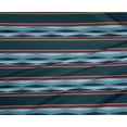 thumbnail image 4 of oneOone Polyester Lycra Fabric Stripe & Diamond Geometric Printed Fabric 1 Yard 56 Inches Wide, 4 of 4