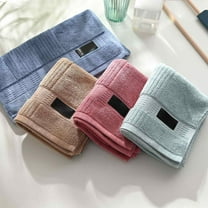 Xuniizn Bath Towel and Wash Cloths Set: 1xTowel, cotton, Highly Absorbent & Fade Resistant