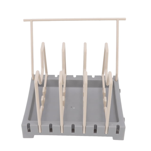Soporte Para Tapa De Olla, PP Duradero, Ahorro De Espacio, Base Antideslizante, Amplia Aplicación, Organizador De Tabla De Cortar Con Fácil Instalación