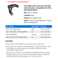 thumbnail image 2 of Front Right Lower Control Arm and Ball Joint Assembly - Compatible with 1998 - 2009 Mazda B4000 1999 2000 2001 2002 2003 2004 2005 2006 2007 2008, 2 of 2