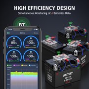 ANCEL Car 12V Battery Tester Battery Health Monitor Bluetooth Cranking Charging Test Car Battery Health Analyzer for iOS & Android