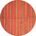 thumbnail image 1 of Ahgly Company Indoor Round Oriental Orange Traditional Area Rugs, 3' Round, 1 of 1