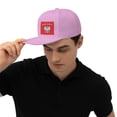 thumbnail image 7 of Flat Brim Hats for Men Polska Eagle Logo Hip-Hop Snapback Hat Skeleton Hats, 7 of 7