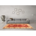 thumbnail image 3 of Ahgly Company Indoor Rectangle Oriental Orange Traditional Area Rugs, 7' x 10', 3 of 4