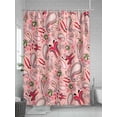 thumbnail image 5 of Retro Abstract Floral Shower Curtain, Paisley Pattern Bathroom Decor Curtains Set with Hooks, Pink Waterproof Fabric Home Accessories， 66 X 72 Inch Long, 5 of 6