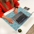 thumbnail image 3 of Sussexhome Large Mouse Pad for Desk - Cotton Mousepad for Desktop, Table, Office Desk Pad - Thin, Light, Portable Laptop Mat for Computer Mice - Machine Washable, Non-Slip, Foldable - 18" x 24", 3 of 8