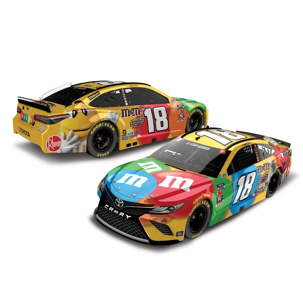 NEW NASCAR 2020 KYLE BUSCH #18 M&MS CANDY 1/24 CAR NEW NASCAR 2020 KYLE BUSCH #18 M&MS CANDY 1/24 CAR