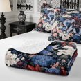 thumbnail image 4 of Manfei Bohemian Elephant Quilt Full 3-Piece,Spring Garden Full Bedspread Sets,1 Coverlet and 2 Pillowcases, 4 of 7