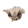thumbnail image 2 of Tray for Bed, Coffee Table, or Home Decor - Decorative Leaf-Shaped Tray Perfect for Centerpiece Table Decoration or Home Accent - Unique Tray for Jewelries, Trinkets, or Vanities - 27" Ivory & Gold, 2 of 11