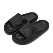 Cloud Slides for Kids, Toddler Shower Slippers Bathroom Pool Sandals Non-Slip Open Toe Pillow Slippers Super Soft Thick Sole Cozy Boys Girls Home House Cloud Cushion Slide for Indoor Outdoor Shoes