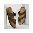 thumbnail image 6 of Comfortable Women's Cork Footbed Sandal With Adjustable Buckle Summer Beach Sandals, 6 of 7