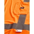 thumbnail image 4 of Genuine Dickies Men's Hi-Vis Workwear Long Sleeve Safety Tee with 3M Scotchlite Reflective Taping, 4 of 7