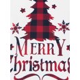 thumbnail image 6 of Family Christmas Pajamas Matching Sets Star Tree Letter Print Plaid Pajamas Sleepwear Pjs with Dog, 6 of 9