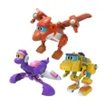 thumbnail image 3 of Lo más nuevo, 3 piezas/set ABS Min Deformation Gogo Dino, figuras de acción, transformación de coche, avión, dinosaurio, juguetes para niños, regalo, 3 of 4