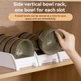 thumbnail image 3 of Guardoinrt 1/2/3 Kitchen Dish Drying Holders Organizer Bowl Rack Shelf Pot Lid Dishes Tableware Box Cupboards Stands Plate Storage narrow style 1 Pc, 3 of 6