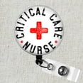 thumbnail image 3 of Critical Care Nurse Badge Reel, CCN CCRN Badge Clip, Critical Care Transport Nurse Badge Holder, 3 of 5