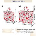 thumbnail image 2 of FORMRS Womens Corduroy Tote Bag Crossbody Shoulder Handbag with Pocket, Pink Floral, 2 of 7