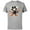Athletic Heather, variant on Mickey Mouse Spooky Dracula Costume Halloween - Short Sleeve Cotton T-Shirt for Adults - Customized-Black
