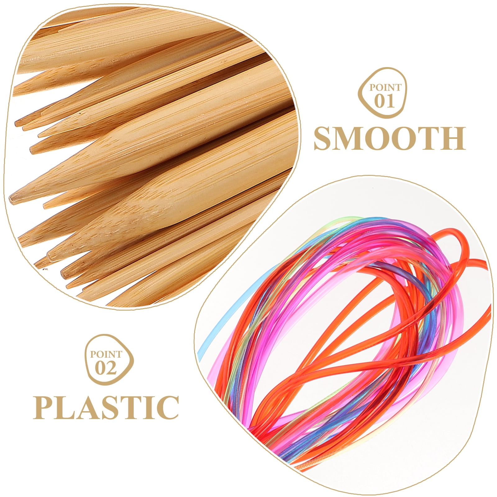 1 Set of Ergonomic Crochet Hooks Multi-function Crochet Hooks Set Handmade Knitting Accessories