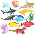 thumbnail image 1 of PVCS 12 Ensembles de Modèles d'Animaux du Monde Marin Colorés Simulés, Ornements, Cadeau pour Enfants, 1 of 9
