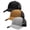 Black+grey+brown, variant on Mens Trucker Hat Structured Mesh Baseball Cap Adjustable Classic Mens Hat