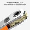 thumbnail image 5 of Ratchet Wrench Magnetic Ratchet Reversible Screwdriver Set With 12pcs Different Screwdriver BitsScrewdriver, 5 of 5