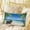 Blue, variant on Ocean Beach Queen Size Pillow Cover, Pillowcase Protectors with Zipper, Breathable Decorative Throw Pillow Case Cover, Blue Coastal Palm Tree Nautical Sailboat Pillow Shams for Couch Sofa 20x30Inch
