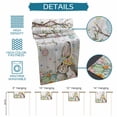 thumbnail image 6 of Table Runner - 72 Inch Long, Gray Easter Bunny Kitchen Dining Table Runner Dresser Scarves, Spring Easter Eggs Floral Wooden Farmhouse Decor for Coffee Tables Wedding Party Banquet, 6 of 8