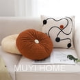 thumbnail image 2 of Patio Seat Cushions Car Seat Cushions for Driving Simple Solid Color Window Mat Futuan Dining Chair office Cushion Sofa Round Backrest Soft Skin Not Easy To Deform 16x16In, 2 of 7
