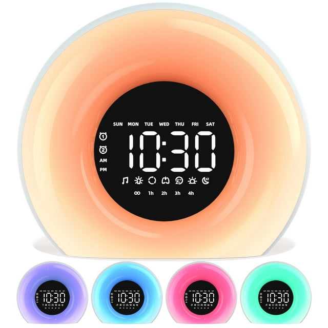Despertador Wake Up Light Sunrise, naranja claro
