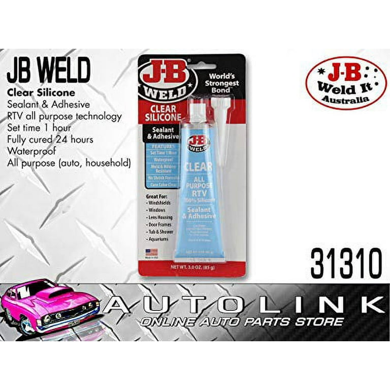 JB J-B Weld 31310 - Gasket Maker & Sealant (Clear) RTV 100% Silicone - T48  Post