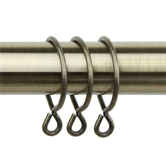 Central Design 1926-14 3.25 in. Curtain Eyelet Rings, Antique Brass - Set of 10
