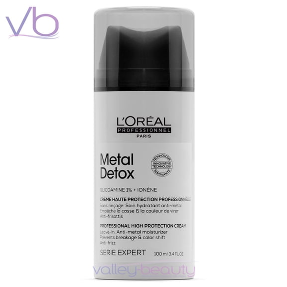 L’Oreal Serie Expert Metal Detox Cream | High Protection Leave-in Treatment, 100ml