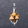 thumbnail image 6 of Natural Crystal Quartz Pendant Gemstone Merkaba Star Chakra Pendulum Spinning, 6 of 9