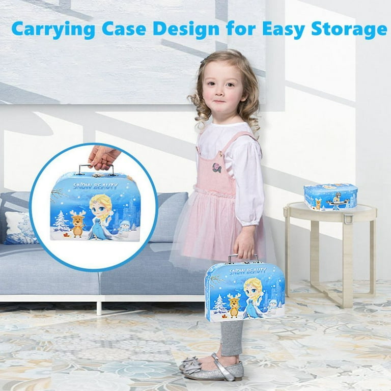 Kifunppy Frozen Tea Set for Girls Age 3-6, Pretend Play Kitchen