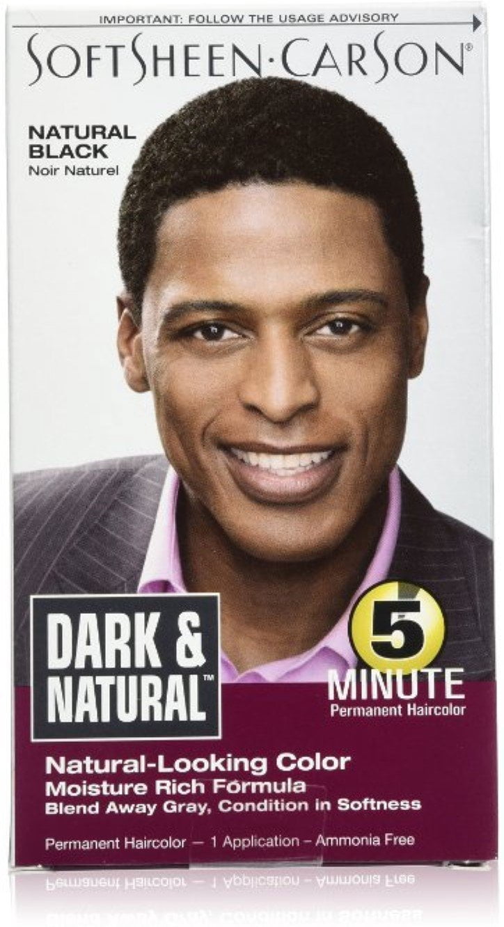 Dark and Natural Men's 5 Minute Hair Color 3, Jet BLack 1 Each - (Pack of 2)