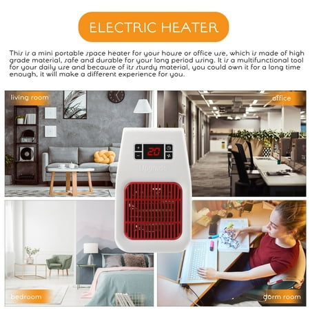 

1Pc Fan Heater Portable Electric Fan Heater Office Warmer Home Fan Heater