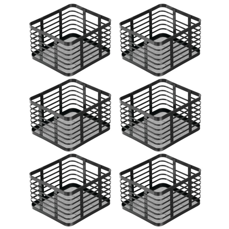 Matte Black Wire Baskets