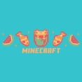 thumbnail image 2 of Girls Minecraft Axolotl and Food T Shirt, 2 of 4