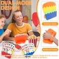 thumbnail image 3 of 4 Pcs Plastic Playing Card Holder 3 Layer Design Reusable Wrist Tabletop Family Fun Game Night Travel (red+blue:4pcs ), 3 of 11